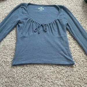 Hollister Navy Long Sleeve
